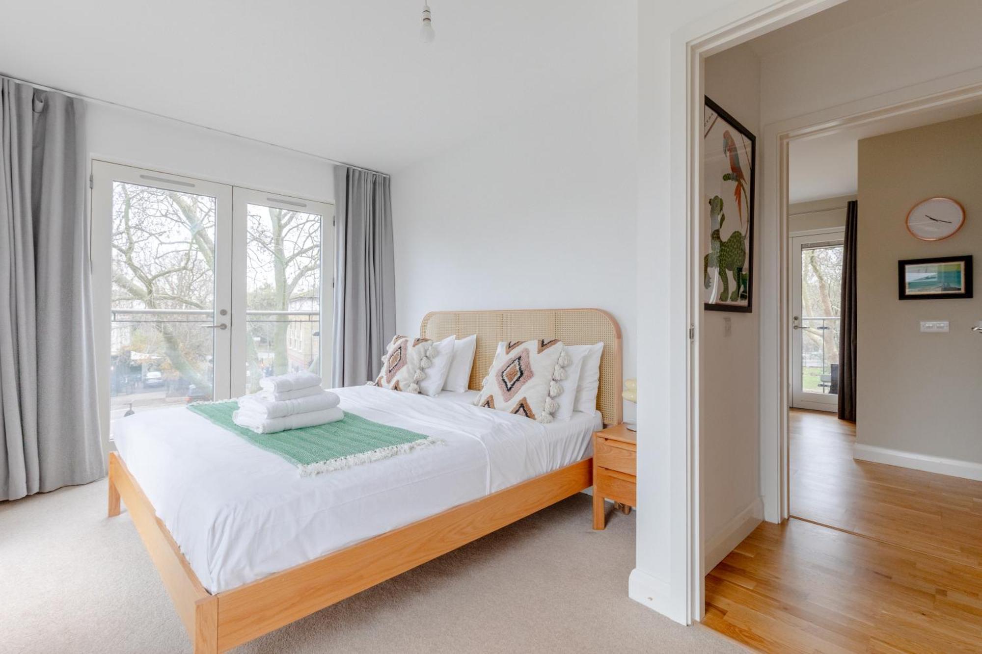 Apartamento & Modern 1bd Flat With Balcony Hackney! *